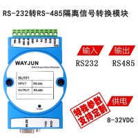 工業(yè)級RS-232轉(zhuǎn)RS-485隔離模塊 WJ101
